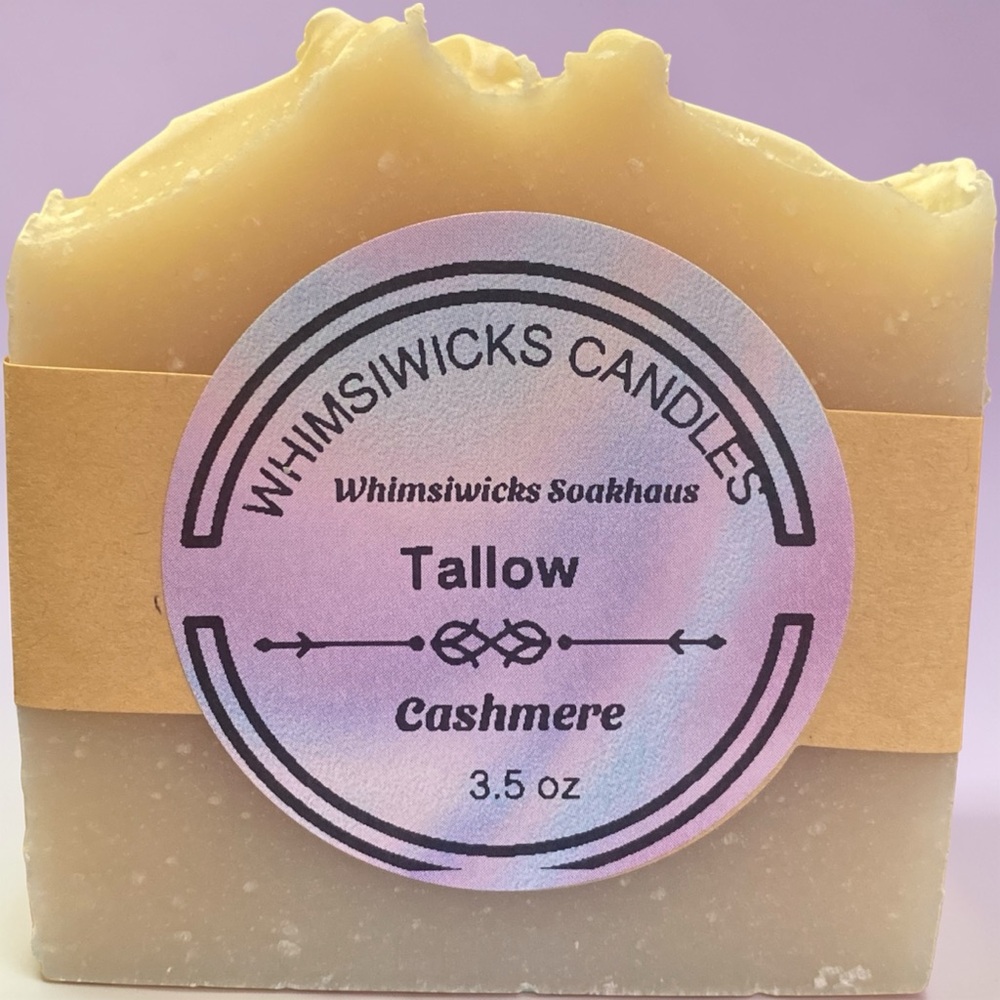 Hand Crafted Tallow Soap Cashmere Scented